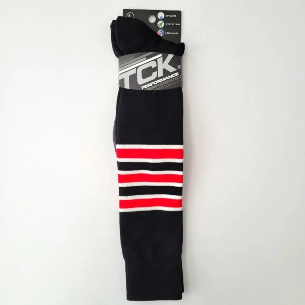 TCK dugout 3 stripe baseball performance socks Size L